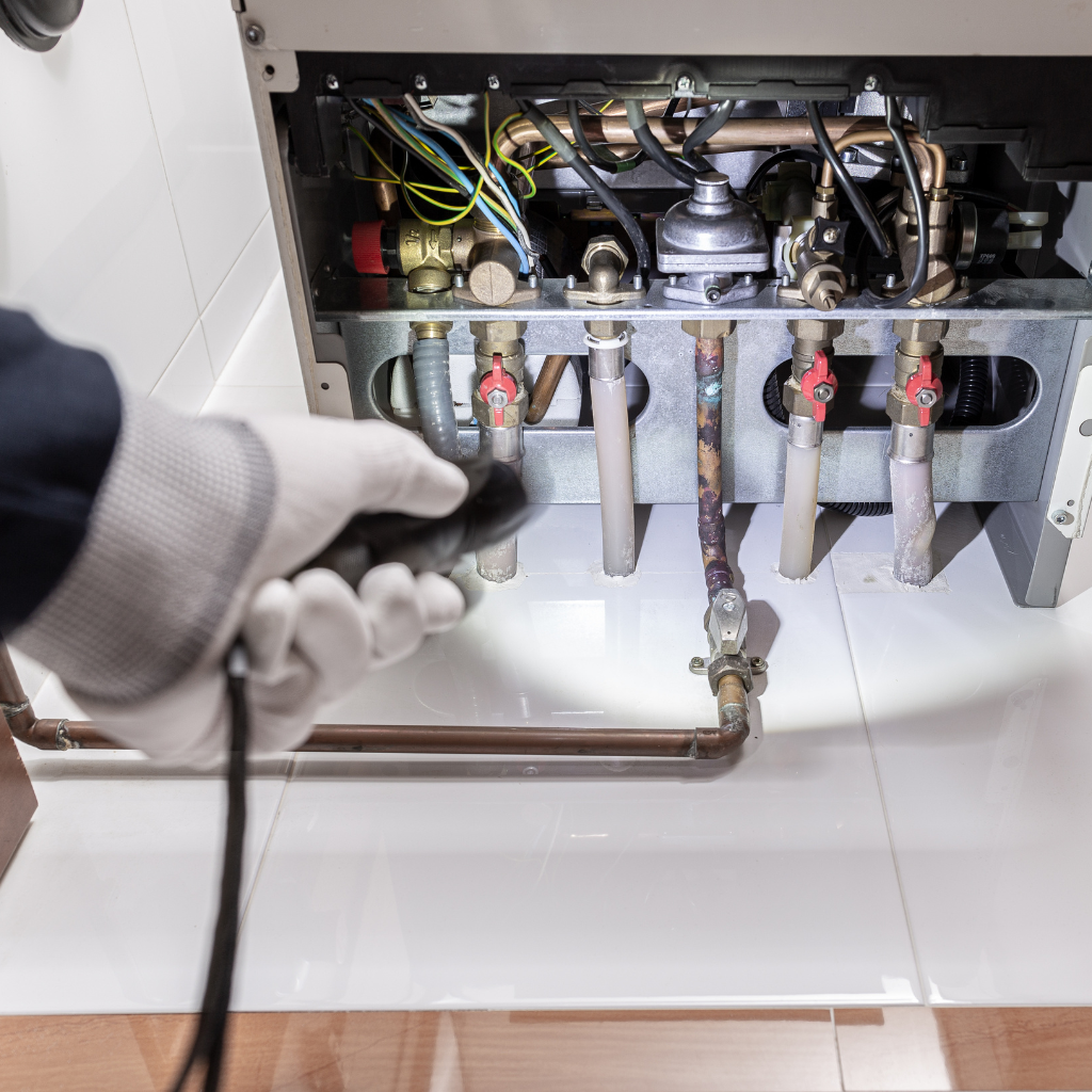 power flush, boiler service