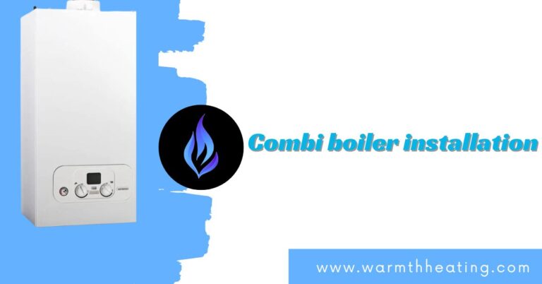 Combi boiler installation